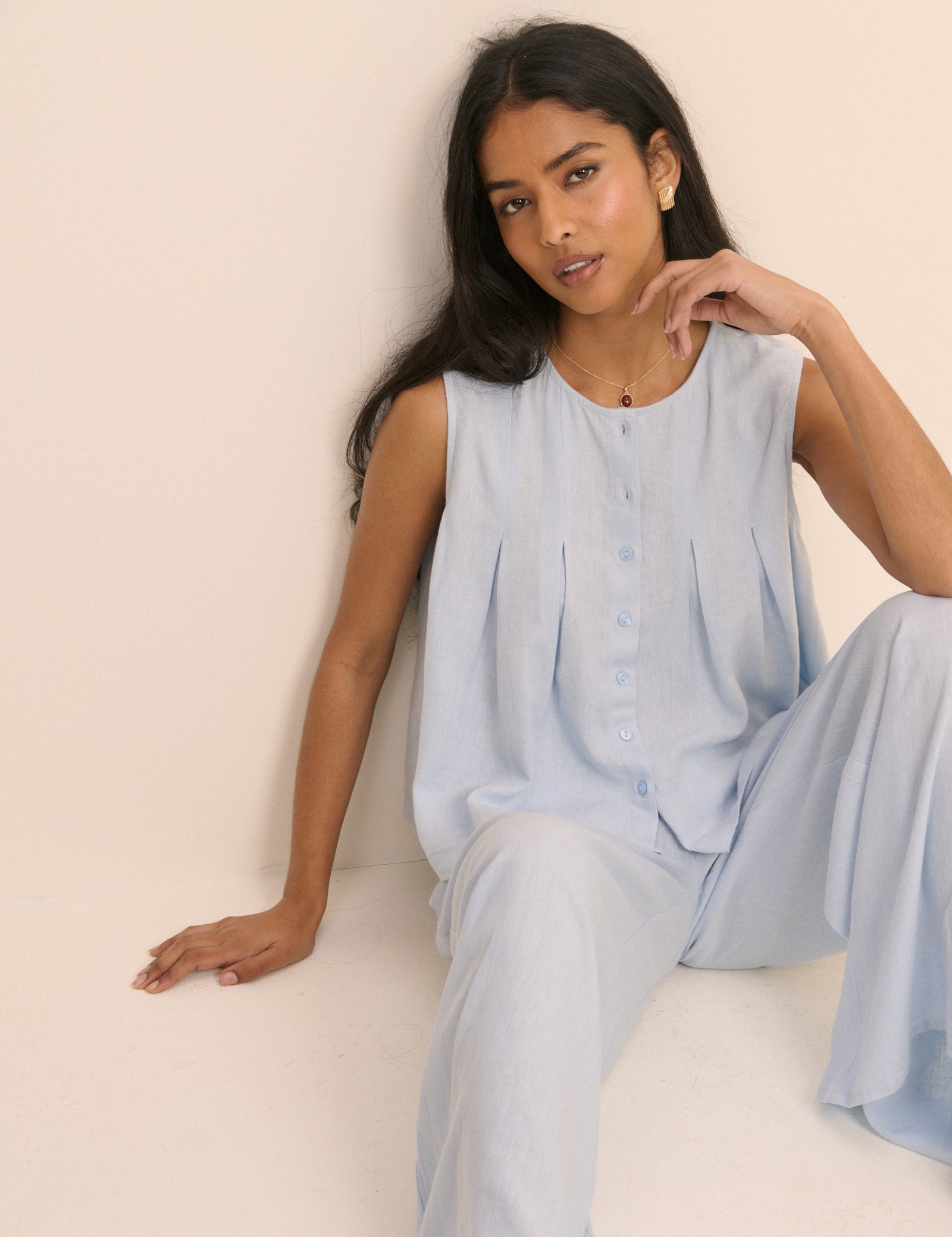 Petal Peplum Top Square Neck Shirred Back | Nobody's Child